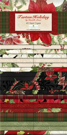 Christmas Fabric 2.5” Fabric Strips - Tartan Holiday