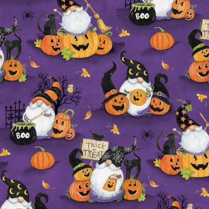 Halloween 2.5” Gnome Fabric Strips