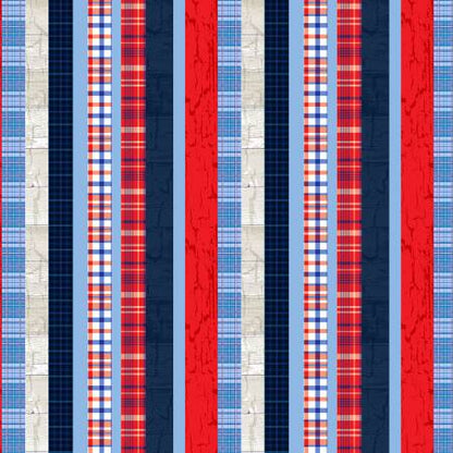 Patriotic Striped yardage