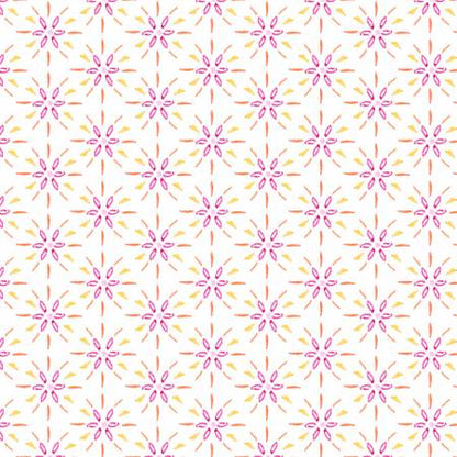 Floral Fabric Squares - Gabriella