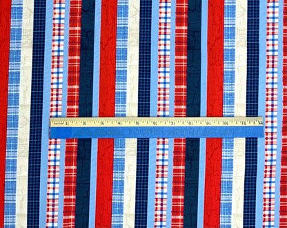 Patriotic Striped yardage