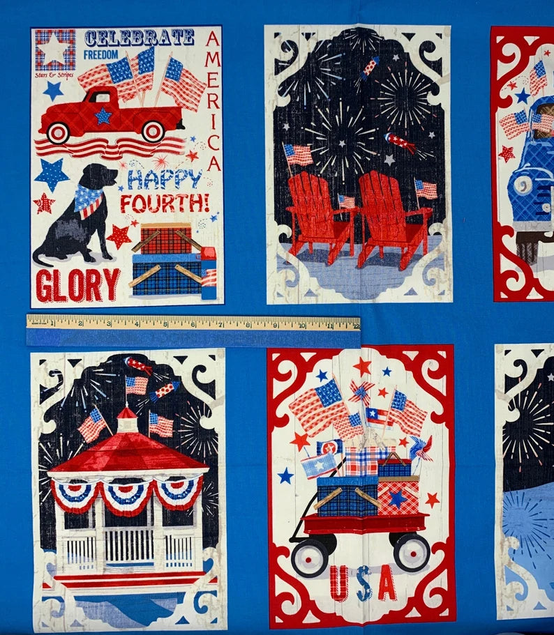 Patriotic Fabric Panel