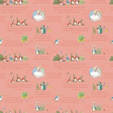 Peter Rabbit Fabric Squares, 5 inch Stacker, Charm Pack, Riley Blake