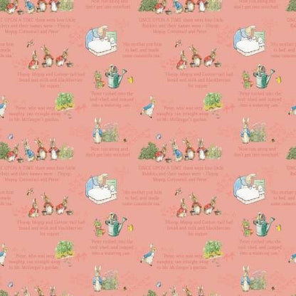 Peter Rabbit Fabric Squares, 5 inch Stacker, Charm Pack, Riley Blake