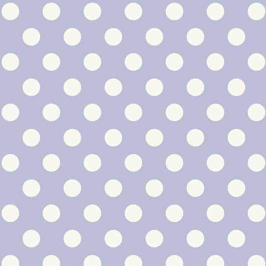 Blue White Polka Dot yardage, Amelie, Tanya Whelan