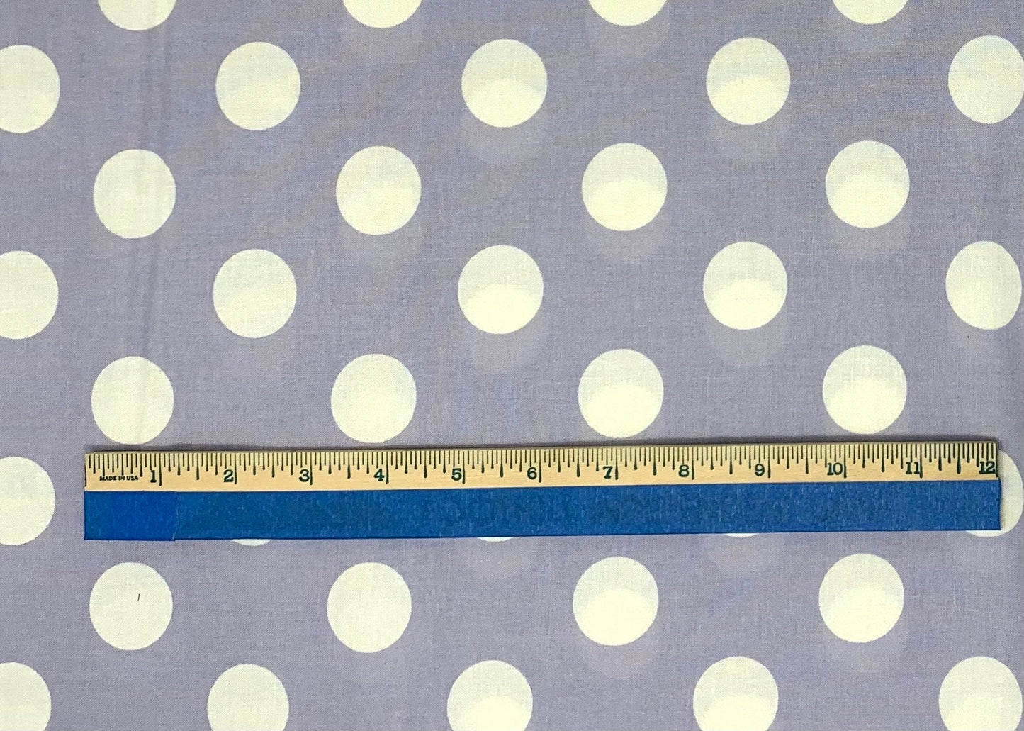 Blue White Polka Dot yardage, Amelie, Tanya Whelan