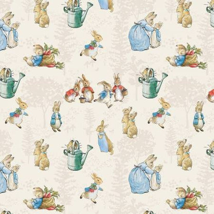 Peter Rabbit Fabric Squares, 5 inch Stacker, Charm Pack, Riley Blake