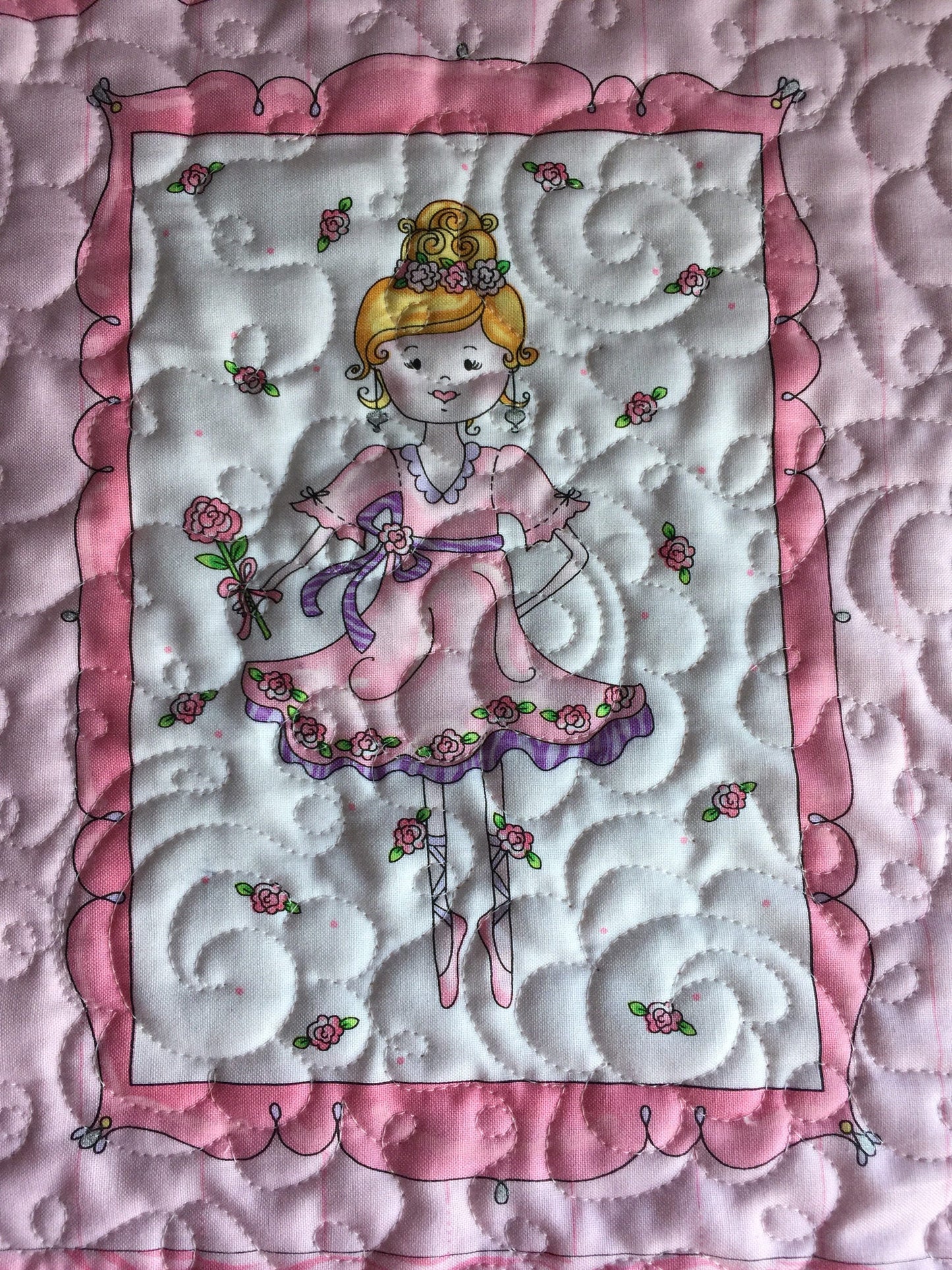 Baby Girl Princess and Fairytale Quilt