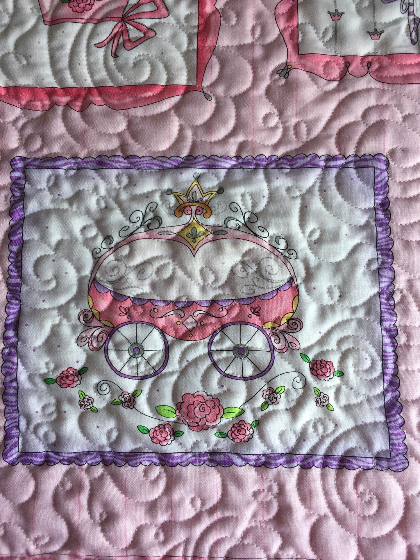 Baby Girl Princess and Fairytale Quilt