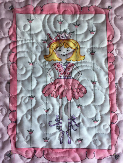 Baby Girl Princess and Fairytale Quilt