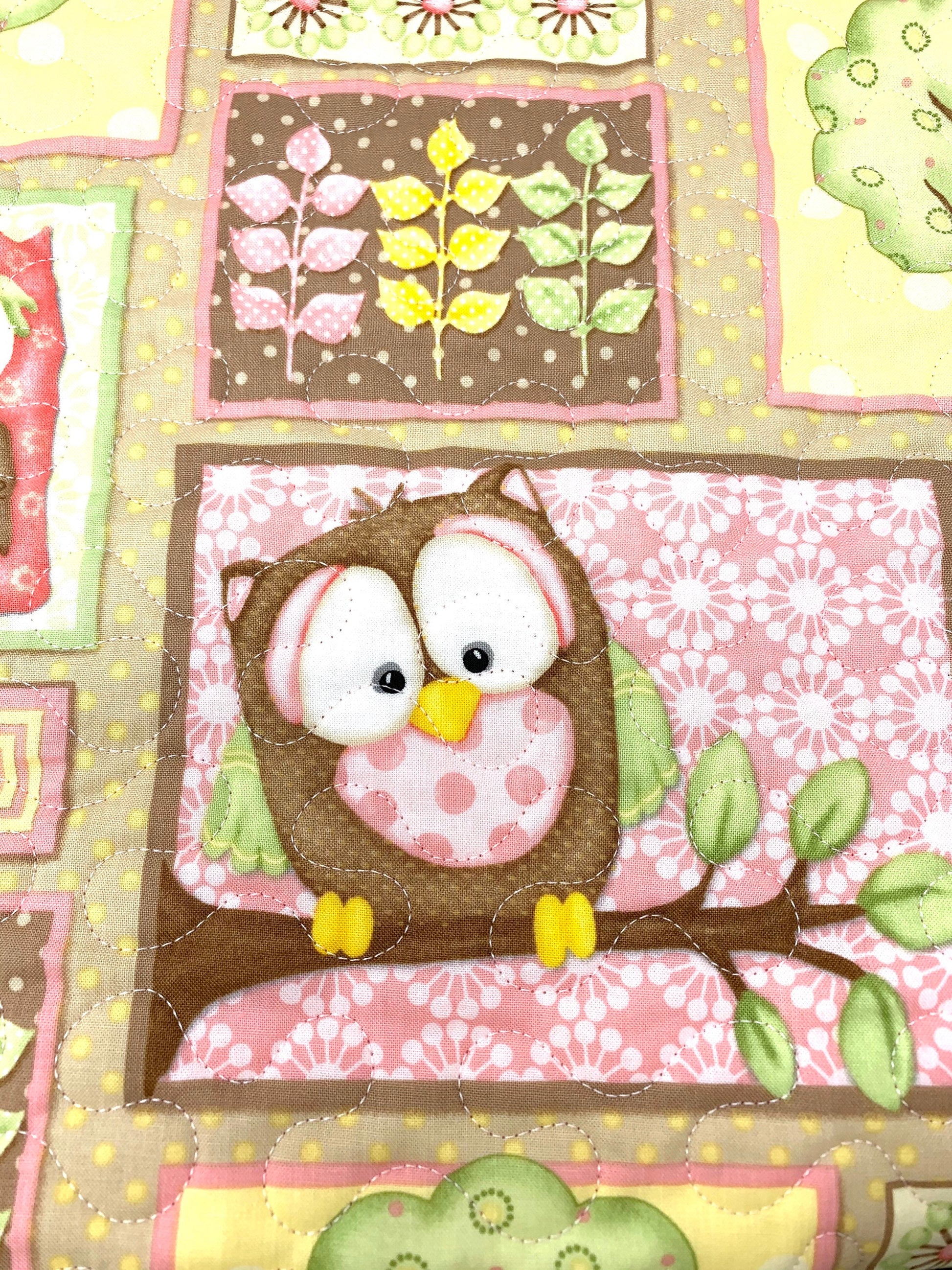 Baby Girl Owl Quilt