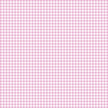 Flutter by Lori Holt - Pink White Gingham Check, Cotton Fabric Yardage