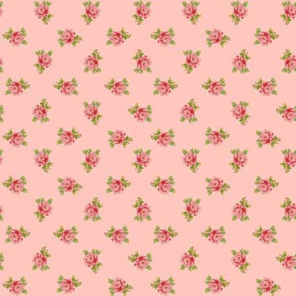 Sweet Beginnings, Pink Floral Yardage, Spaced Floral, Maywood Studio, Fabric Yardage