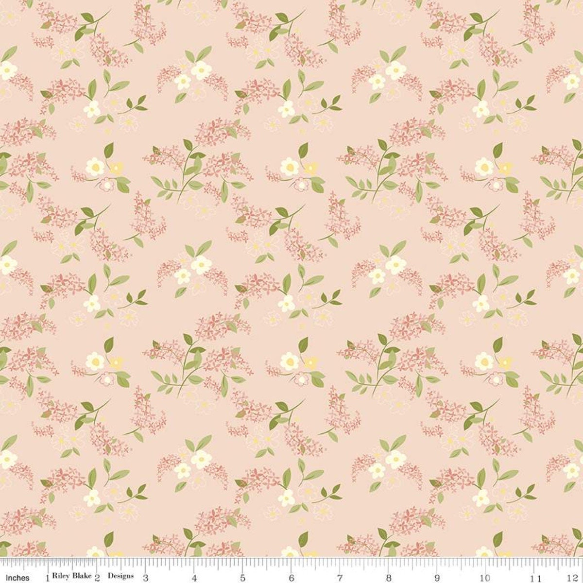 Pink Floral Quilt yardage - Adel in Spring by Riley Blake