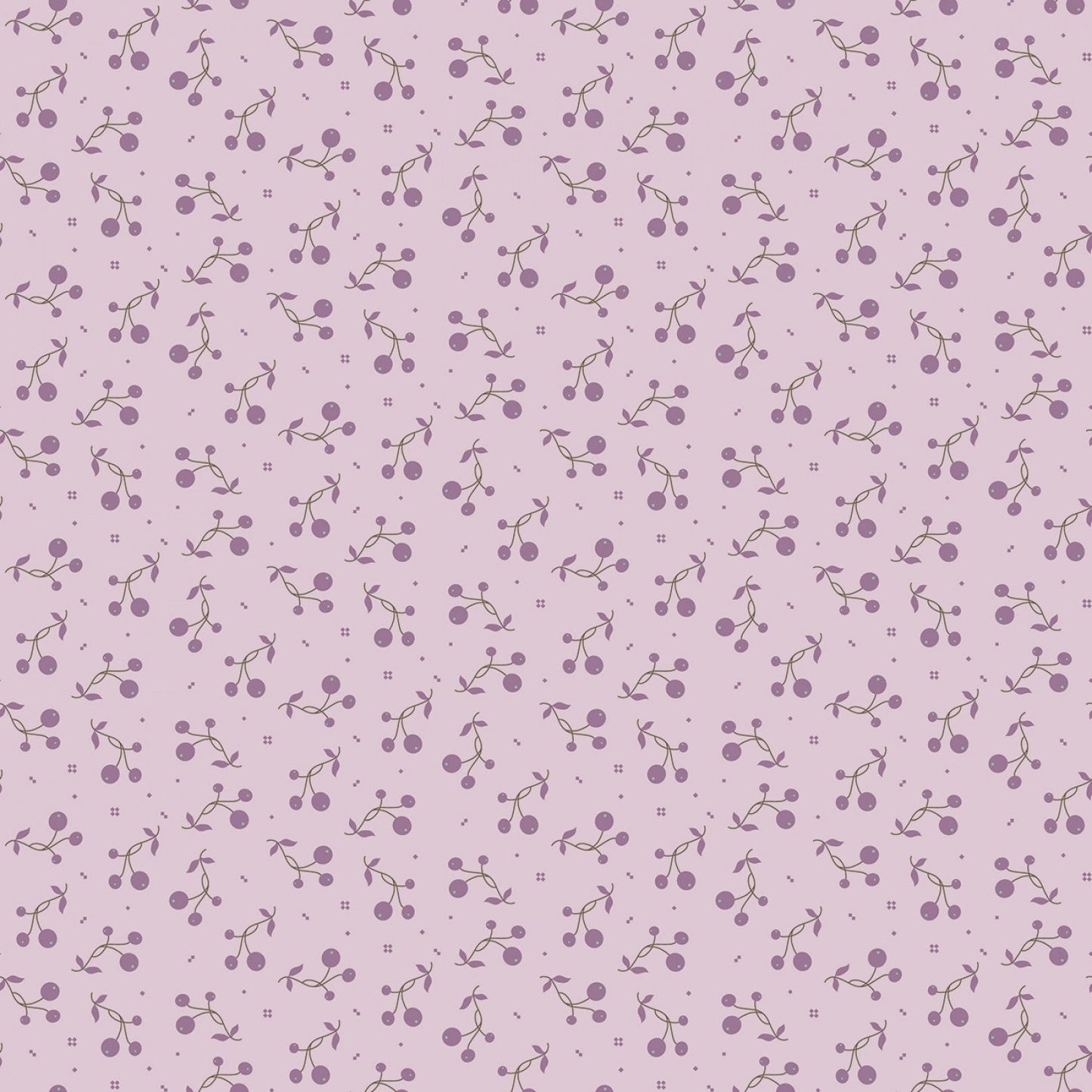 Lilac Tripleberry Lilac yardage, Flowers, Adel in Spring, Riley Blake, Cotton Fabric Yardage