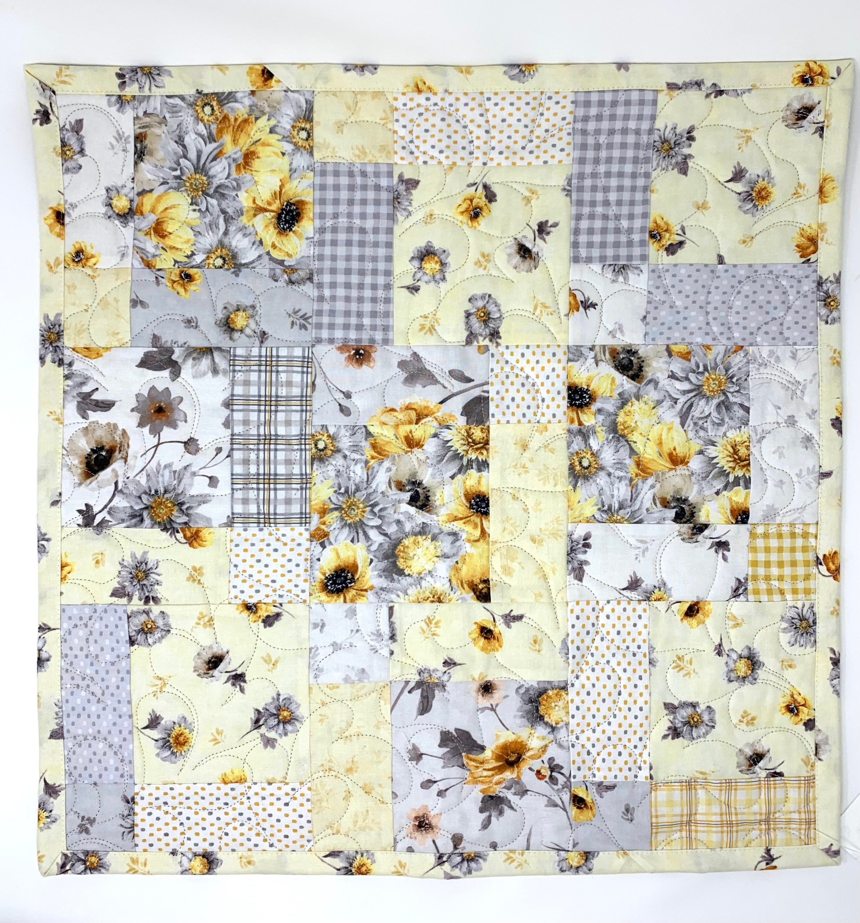 Fields top of Gold quilt