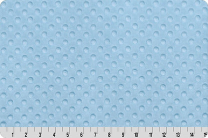 Blue Cuddle Dimple, Baby Blue, Shannon Fabrics, Minky Yardage