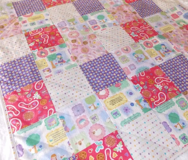 Baby Girl Nursery Rhyme Quilt